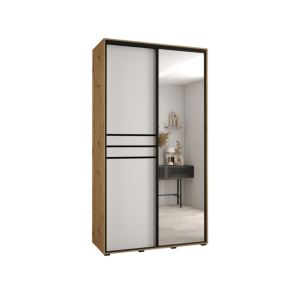 Armoire Davos 11 a portes coulissantes H. 235,2 x L. 130 x P. 60 2 portes