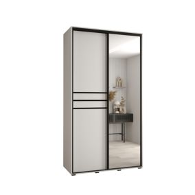 Armoire Davos 11 a portes coulissantes H. 235,2 x L. 130 x P. 60 2 portes