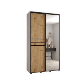 Armoire Davos 11 a portes coulissantes H. 235,2 x L. 140 x P. 45 2 portes