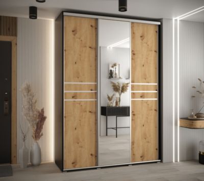 Armoire Davos 11 a portes coulissantes H. 235,2 x L. 170 x P. 60 3 portes