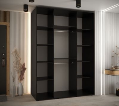 Armoire Davos 11 a portes coulissantes H. 235,2 x L. 170 x P. 60 3 portes