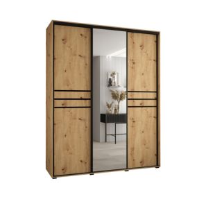 Armoire Davos 11 a portes coulissantes H. 235,2 x L. 190 x P. 45 3 portes