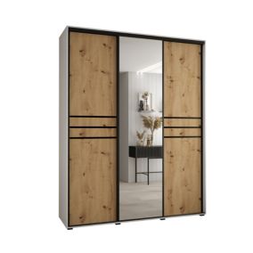 Armoire Davos 11 a portes coulissantes H. 235,2 x L. 190 x P. 45 3 portes