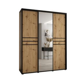 Armoire Davos 11 a portes coulissantes H. 235,2 x L. 190 x P. 45 3 portes