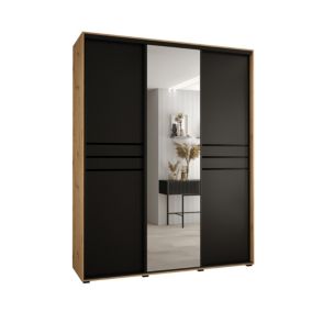 Armoire Davos 11 a portes coulissantes H. 235,2 x L. 190 x P. 60 3 portes