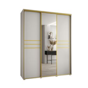 Armoire Davos 11 a portes coulissantes H. 235,2 x L. 190 x P. 60 3 portes