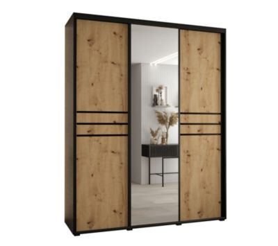 Armoire Davos 11 a portes coulissantes H. 235,2 x L. 190 x P. 60 3 portes