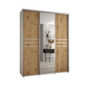 Armoire Davos 11 a portes coulissantes H. 235,2 x L. 200 x P. 60 3 portes