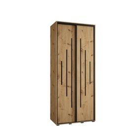 Armoire Davos 12 a portes coulissantes H. 235,2 x L. 100 x P. 45 2 portes