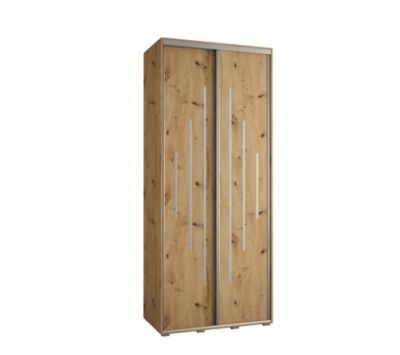 Armoire Davos 12 a portes coulissantes H. 235,2 x L. 100 x P. 45 2 portes