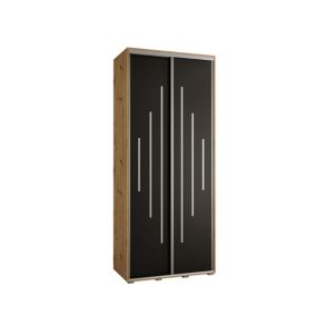 Armoire Davos 12 a portes coulissantes H. 235,2 x L. 100 x P. 45 2 portes