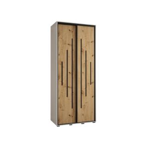 Armoire Davos 12 a portes coulissantes H. 235,2 x L. 100 x P. 45 2 portes