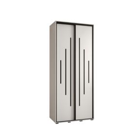 Armoire Davos 12 a portes coulissantes H. 235,2 x L. 100 x P. 45 2 portes