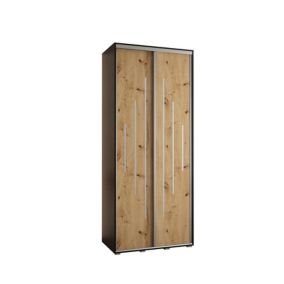 Armoire Davos 12 a portes coulissantes H. 235,2 x L. 100 x P. 45 2 portes