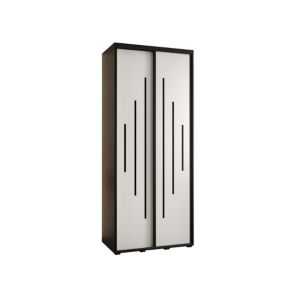 Armoire Davos 12 a portes coulissantes H. 235,2 x L. 100 x P. 45 2 portes