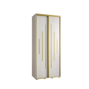 Armoire Davos 12 a portes coulissantes H. 235,2 x L. 100 x P. 60 2 portes