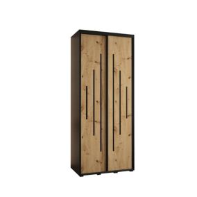 Armoire Davos 12 a portes coulissantes H. 235,2 x L. 100 x P. 60 2 portes