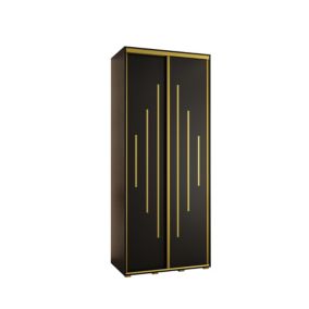 Armoire Davos 12 a portes coulissantes H. 235,2 x L. 120 x P. 60 2 portes