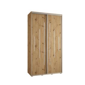 Armoire Davos 12 a portes coulissantes H. 235,2 x L. 130 x P. 45 2 portes