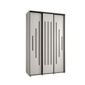 Armoire Davos 12 a portes coulissantes H. 235,2 x L. 150 x P. 45 3 portes