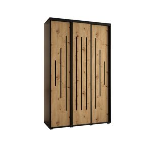 Armoire Davos 12 a portes coulissantes H. 235,2 x L. 150 x P. 45 3 portes