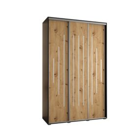 Armoire Davos 12 a portes coulissantes H. 235,2 x L. 150 x P. 45 3 portes