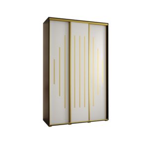 Armoire Davos 12 a portes coulissantes H. 235,2 x L. 150 x P. 45 3 portes