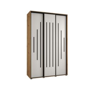 Armoire Davos 12 a portes coulissantes H. 235,2 x L. 160 x P. 45 3 portes