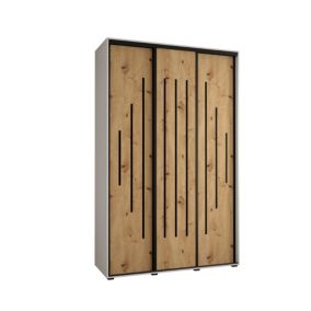 Armoire Davos 12 a portes coulissantes H. 235,2 x L. 160 x P. 45 3 portes