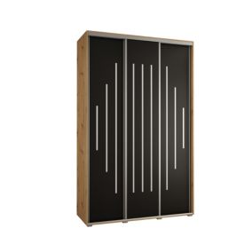 Armoire Davos 12 a portes coulissantes H. 235,2 x L. 160 x P. 60 3 portes