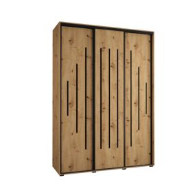 Armoire Davos 12 a portes coulissantes H. 235,2 x L. 170 x P. 45 3 portes