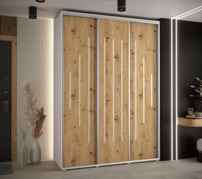 Armoire Davos 12 a portes coulissantes H. 235,2 x L. 170 x P. 45 3 portes