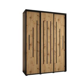 Armoire Davos 12 a portes coulissantes H. 235,2 x L. 170 x P. 45 3 portes