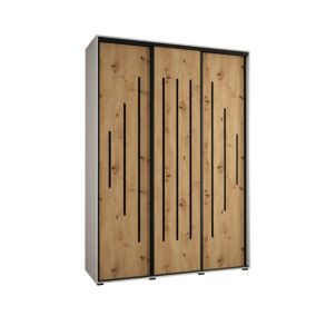 Armoire Davos 12 a portes coulissantes H. 235,2 x L. 170 x P. 60 3 portes