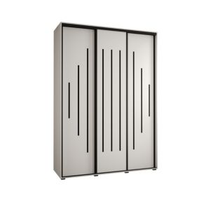 Armoire Davos 12 a portes coulissantes H. 235,2 x L. 180 x P. 60 3 portes