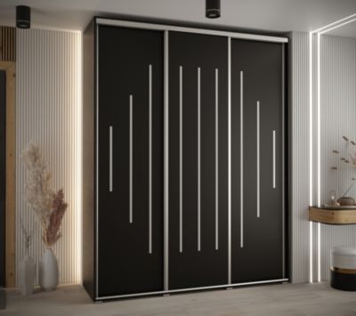 Armoire Davos 12 a portes coulissantes H. 235,2 x L. 190 x P. 60 3 portes