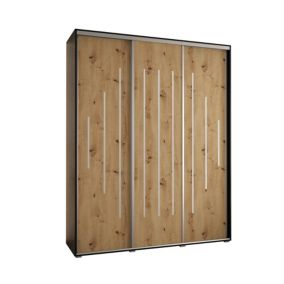 Armoire Davos 12 a portes coulissantes H. 235,2 x L. 200 x P. 45 3 portes