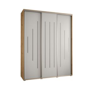 Armoire Davos 12 a portes coulissantes H. 235,2 x L. 200 x P. 60 3 portes