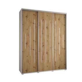 Armoire Davos 12 a portes coulissantes H. 235,2 x L. 200 x P. 60 3 portes