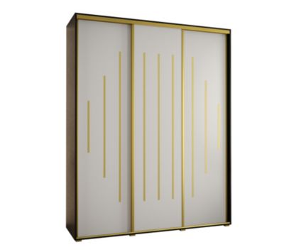 Armoire Davos 12 a portes coulissantes H. 235,2 x L. 200 x P. 60 3 portes