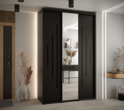 Armoire Davos 13 a portes coulissantes H. 235,2 x L. 160 x P. 60 3 portes