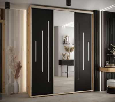 Armoire Davos 13 a portes coulissantes H. 235,2 x L. 200 x P. 60 3 portes