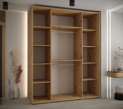 Armoire Davos 13 a portes coulissantes H. 235,2 x L. 200 x P. 60 3 portes
