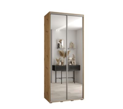 Armoire Davos 2 a portes coulissantes H. 235,2 x L. 100 x P. 45 2 portes