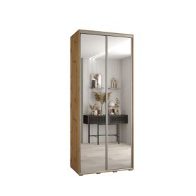 Armoire Davos 2 a portes coulissantes H. 235,2 x L. 100 x P. 45 2 portes