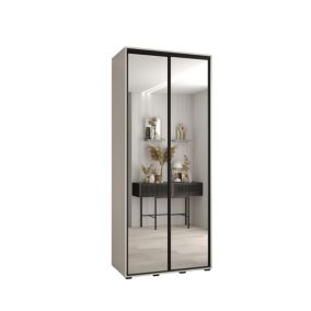 Armoire Davos 2 a portes coulissantes H. 235,2 x L. 100 x P. 45 2 portes