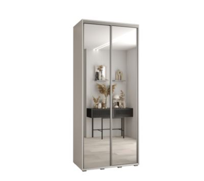 Armoire Davos 2 a portes coulissantes H. 235,2 x L. 100 x P. 45 2 portes