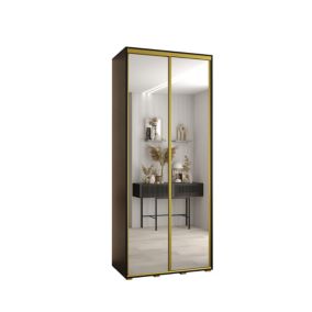 Armoire Davos 2 a portes coulissantes H. 235,2 x L. 100 x P. 60 2 portes