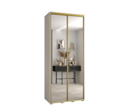Armoire Davos 2 a portes coulissantes H. 235,2 x L. 120 x P. 45 2 portes