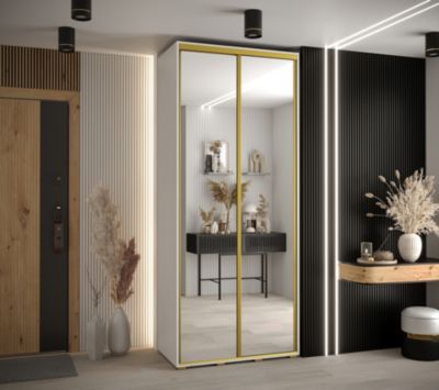 Armoire Davos 2 a portes coulissantes H. 235,2 x L. 120 x P. 45 2 portes
